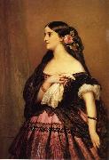 Franz Xaver Winterhalter Adelina Patti oil